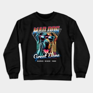 Mad Dog Jack Great Dane Dog Crewneck Sweatshirt